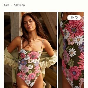 🔥 Agua Bendita Kali Floral One Piece Swimsuit